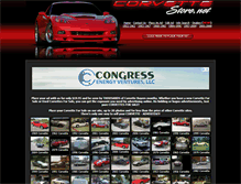 Tablet Screenshot of corvettestore.net